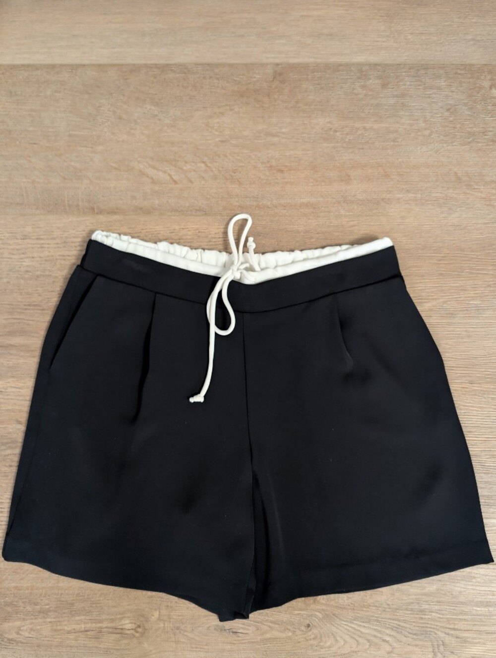 Black I Love Tyler Madison Shorts with White Waistband